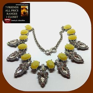 Lia Sophia Retired Astoria Lime Green Clear Cut Antique Style Stamped Ne…